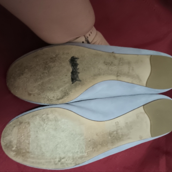 Vera Wang lavender ballet flats leather sz 7m - Picture 3 of 6